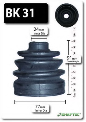 SHAFTEC BK31 Bellow Set, drive shaft